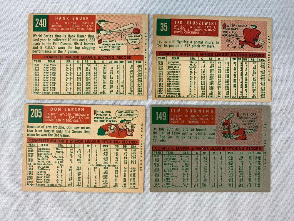 1959 Topps Baseball Star Lot w/HOFers