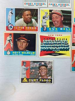 1960 Topps Baseball Lot of 30 w/Maris Colavito Banks Cash++