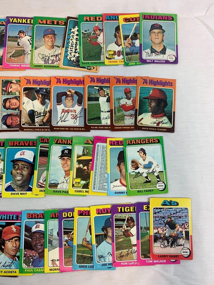 1975 Topps Baseball Complete Set