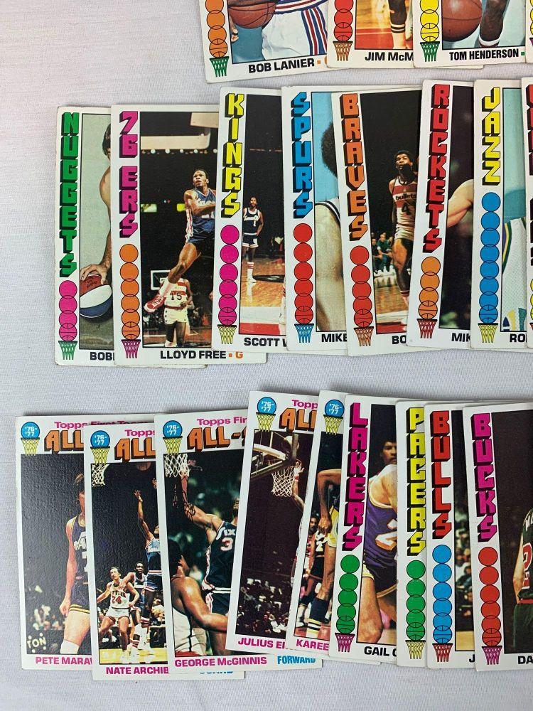 1976-77 Topps Basketball Complete Set + Near Set