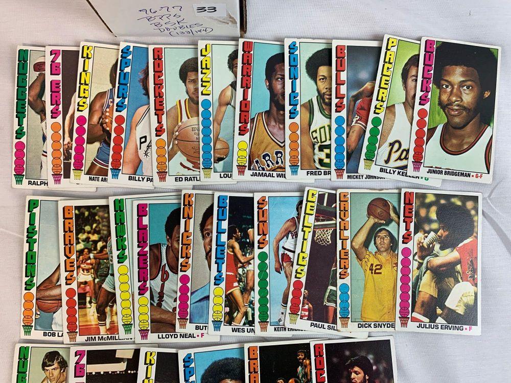 1976-77 Topps Basketball Complete Set + Near Set