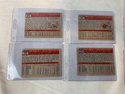 1957 Topps Mid-Grade Lot of 10 w/HOFers