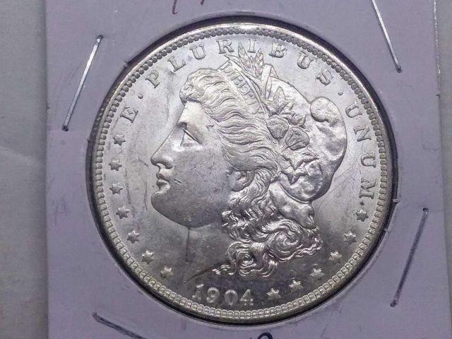 1904O MORGAN DOLLAR BU