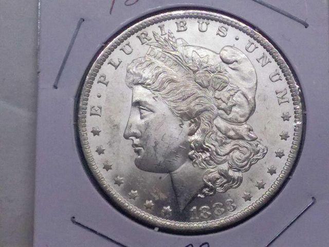 1883O MORGAN DOLLAR BU