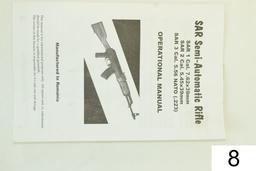 C N Romarm    Mod SR-1    "AK-47 Type"    Cal 7.62 x 39    W/ Papers