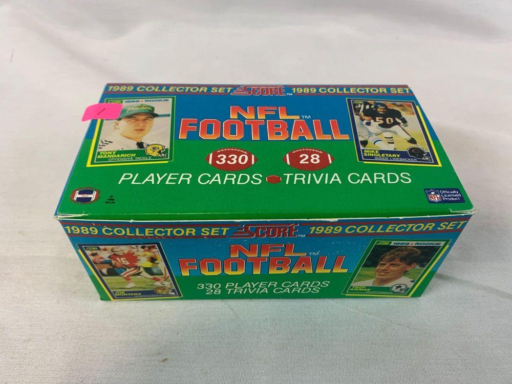 1989 Score football factory set