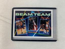 Michael Jordan insert card lot, hologram Fleer Metal Beam Team (5 altogether)