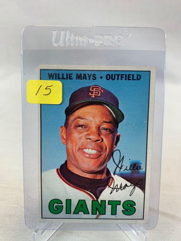 Willie Mays 1967 Topps card # 200