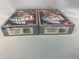 Upper Deck football sealed boxes (two)