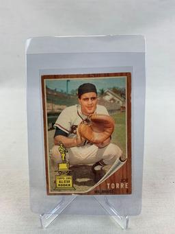 1962 Joe Torre Topps baseball Rookie Card