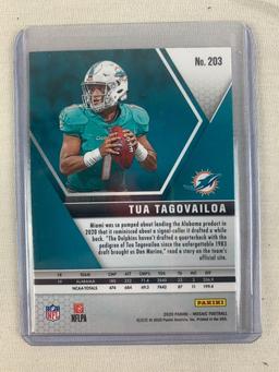 2020 Panini Mosaic Tua Tagovailoa Miami Dolphins RC Rookie Card