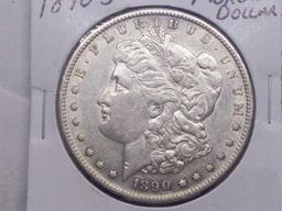 1890S MORGAN DOLLAR AU