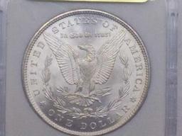 1885 MORGAN DOLLAR IN SGS MS66 HOLDER