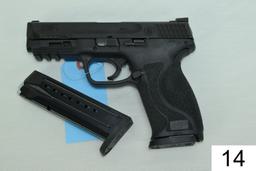 Smith & Wesson    Mod M&P 9    Cal 9mm    SN: NBJ7098    2 Mags    Condition: 90% W/Box