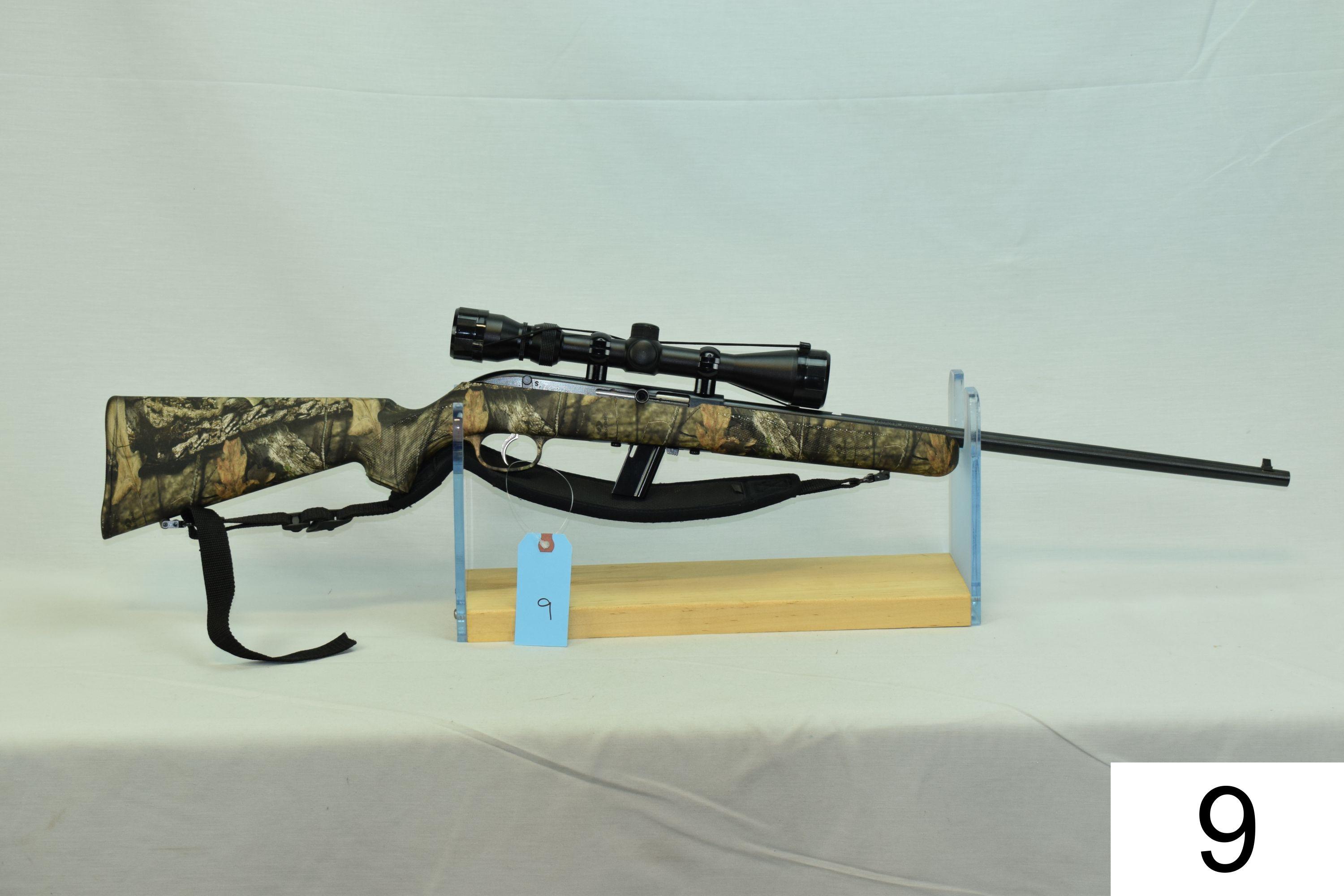 Savage    Mod 64    Cal .22 LR    SN: 3067018    W/Tasco 3-9x Scope    Condition: 85%