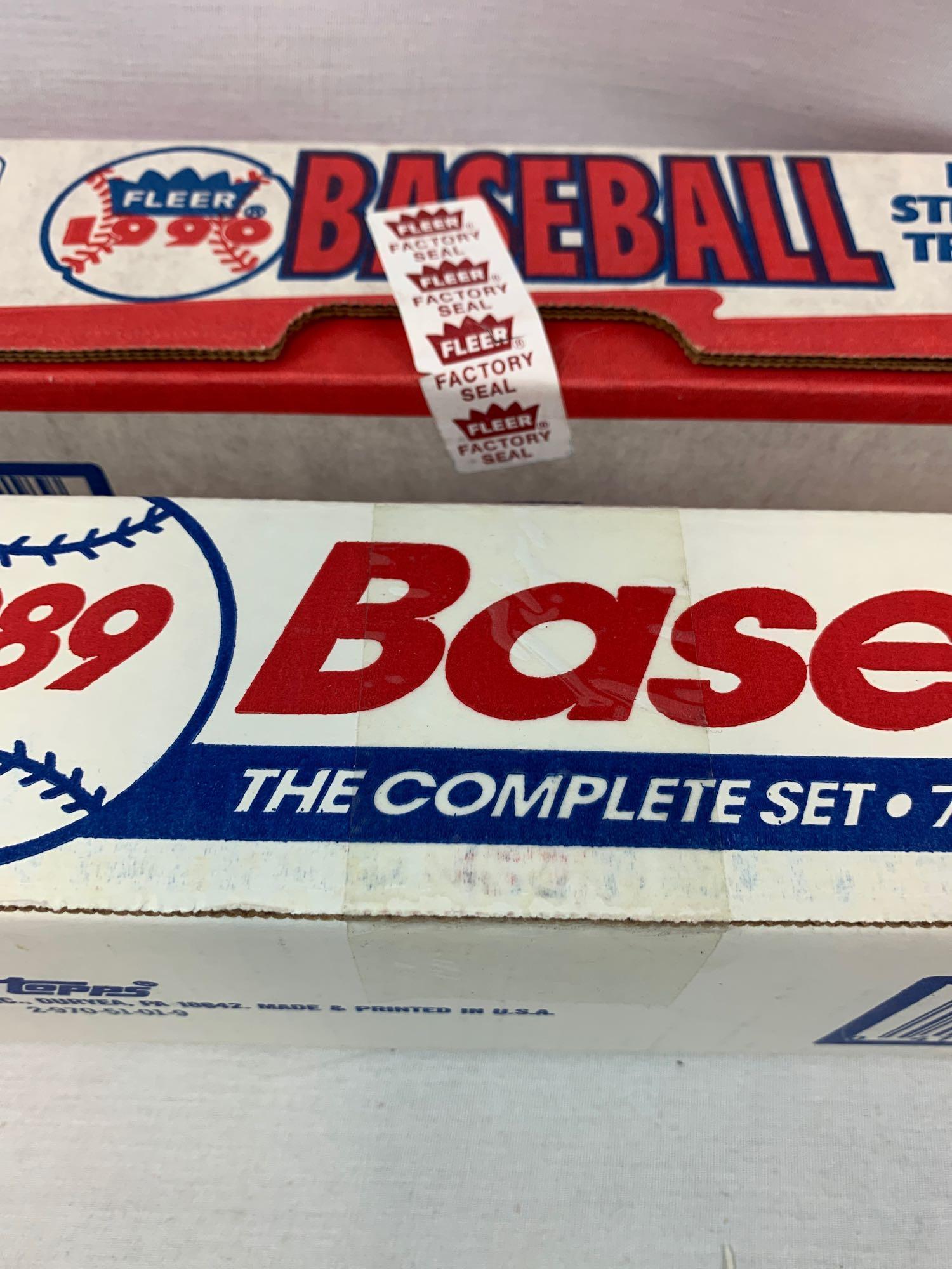 1989-1990 Factory Sealed Baseball Complete Sets