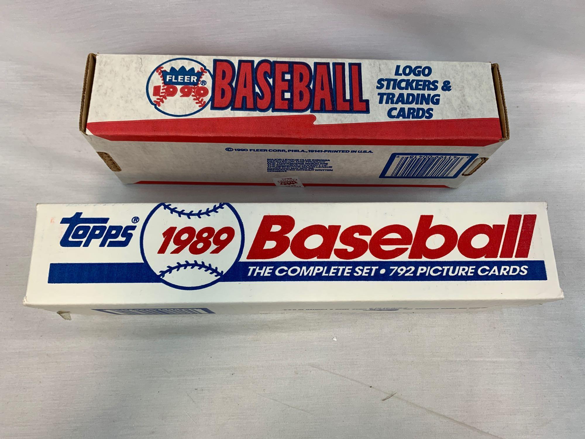 1989-1990 Factory Sealed Baseball Complete Sets