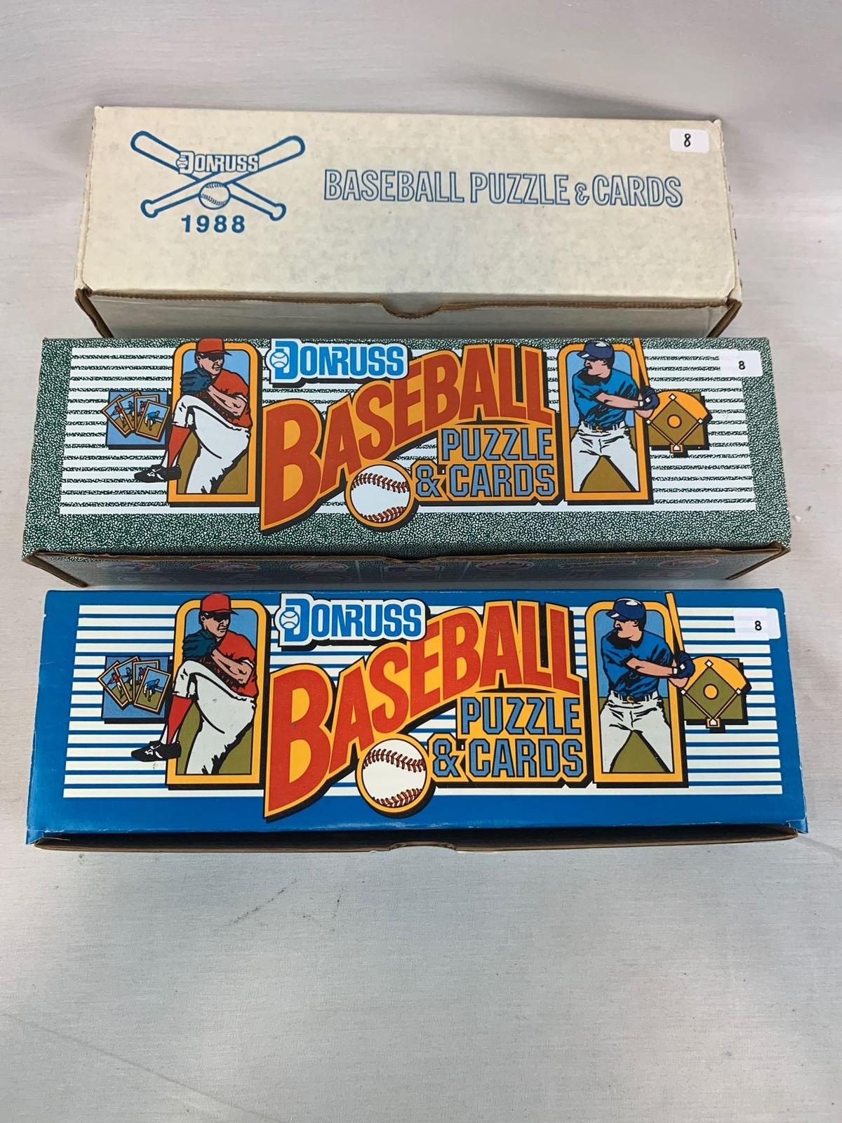 1988, 1989, 1990 Baseball Complete Sets