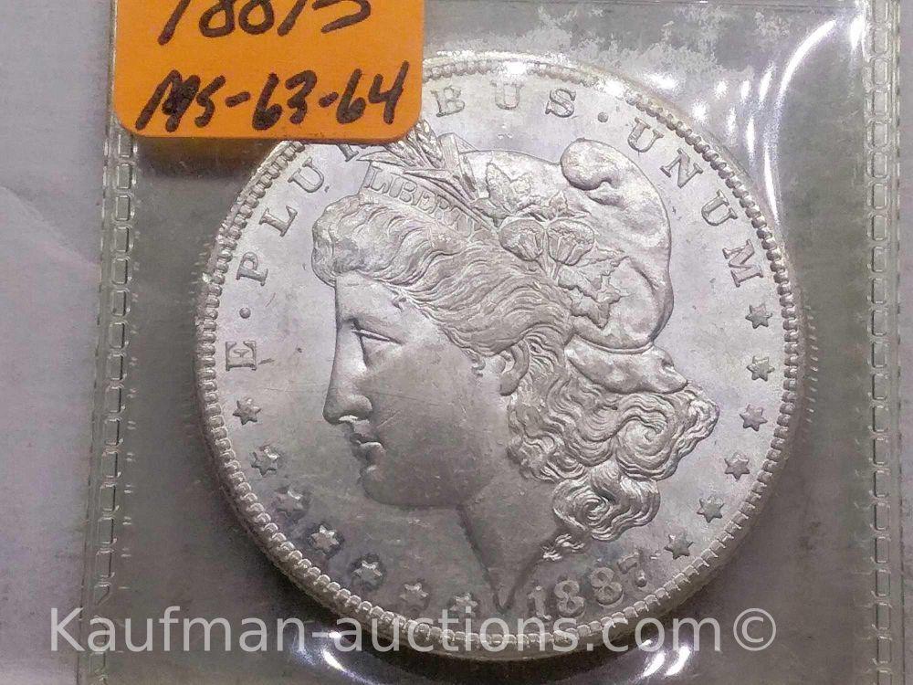 1887S MORGAN DOLLAR BU