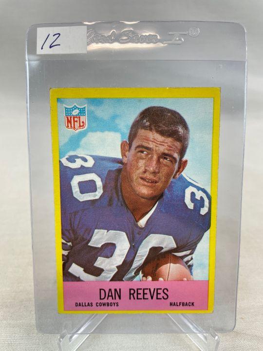 1967 Philadelphia FB Dan Reeves RC  VG-EX