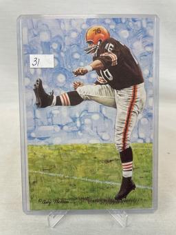 1991 Goal Line Art FB Lou Groza  Cleveland Browns   MINT