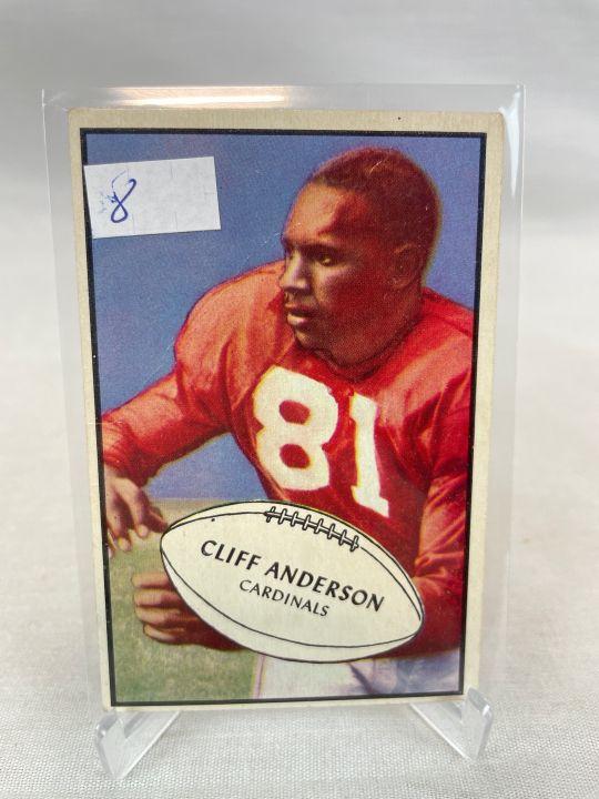 1953 Bowman FB  Cliff Anderson  GD-VG