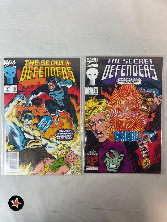 (5) The Secret Defenders Comic Books - Issues: 1-5