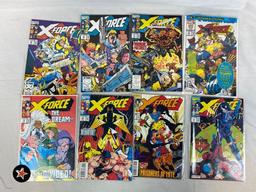 (14) X-Force Comic Books - Issues: 12-24, 26 (Some with Trading Cards)