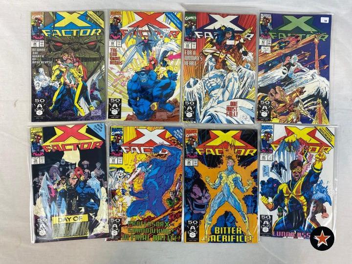 (27) X-Factor Comic Books - Issues: 63-83, 85-87, 89-91 (Some with Trading Cards)