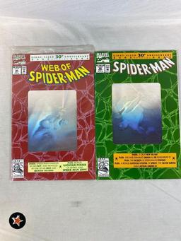 (4) Spider-Man Comic Books