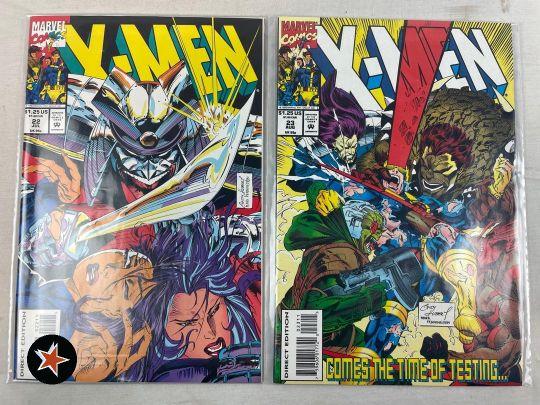 (13) X-Men Comic Books - Issues: 13, 14, 16-24, 30, Annual Shattershot (Part 1)