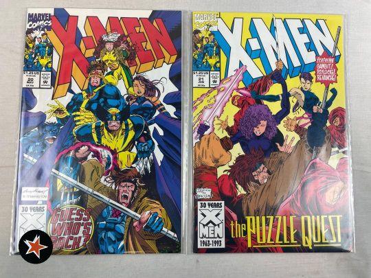 (13) X-Men Comic Books - Issues: 13, 14, 16-24, 30, Annual Shattershot (Part 1)