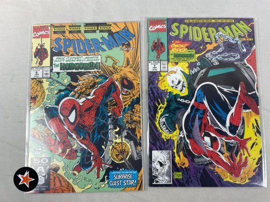 (6) Spider-Man: 1990s Comic Books - Issues: 2-7