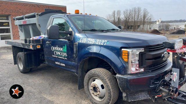 2017 F.350 XL 4x4 stake body truck w/ dump bed