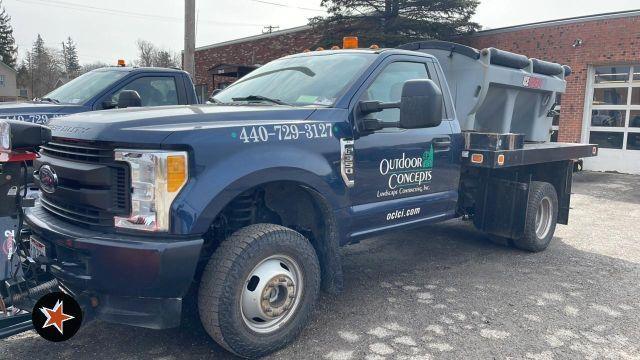 2017 F.350 XL 4x4 stake body truck w/ dump bed