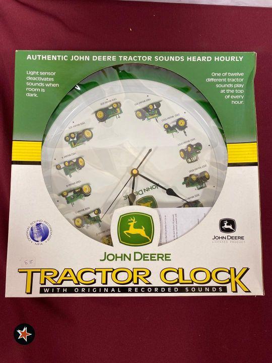 John Deere Tractor Clock with Original Recorded Sounds; John Deere Commons 400 Piece Jigsaw Puzzle;