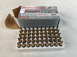 Full Box of 50 Winchester Varmint X17 Win Supermag Bullets