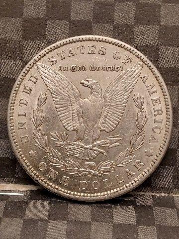 1897O MORGAN DOLLAR AU