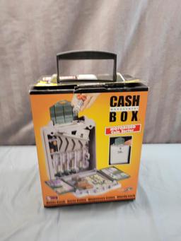 Cash Box with motorized coin sorter