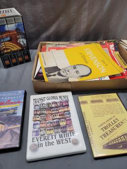 Lot of assorted ephemera, calendars, old magazines and more