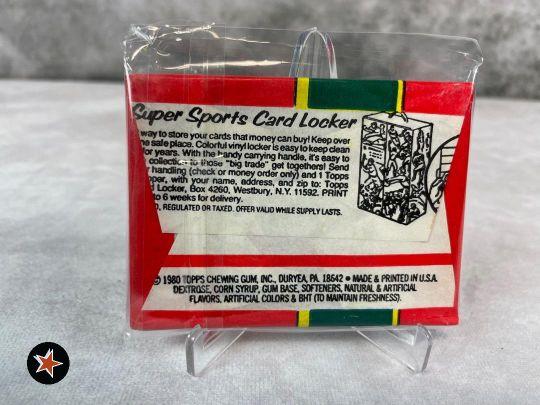 1980 Topps Football Unopened Pack