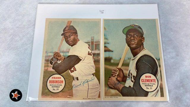 1967 Topps Baseball 2 Poster Lot