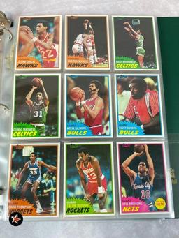 1981-82 Topps Basketball Starter Set Lot