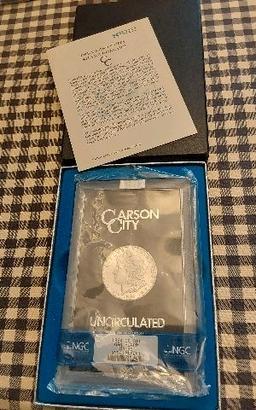 1884CC MORGAN DOLLAR IN GSA HOLDER NGC MS65