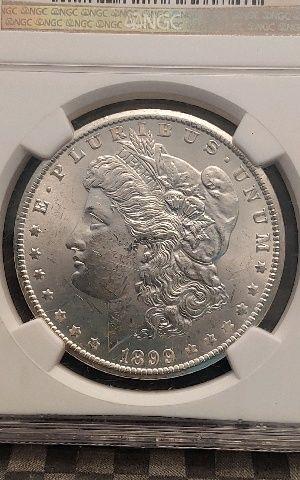 1899O MORGAN DOLLAR NGC MS63