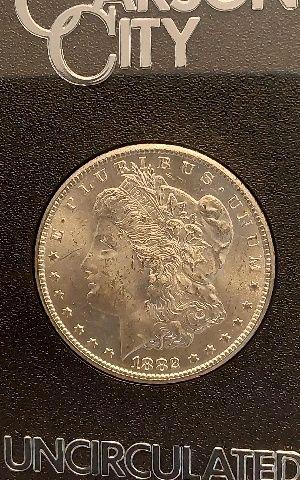 1882CC MORGAN DOLLAR IN GSA HOLDER BU