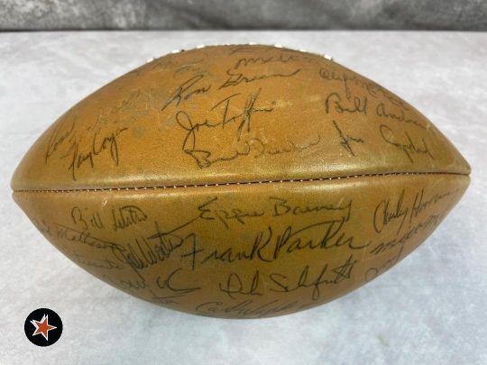 1967 Cleveland Browns Team Signed Football