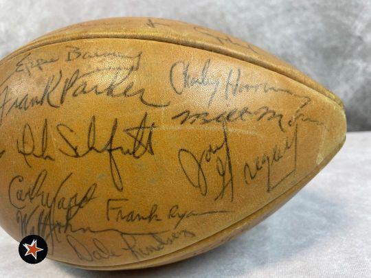 1967 Cleveland Browns Team Signed Football