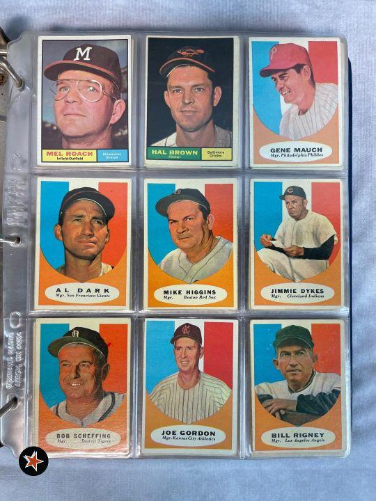 1961 Topps Baseball Complete Set - Clean