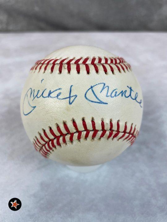 Mickey Mantle Autographed Baseball JSA